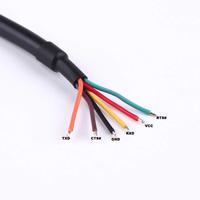 FT232RL Chip USB a 3,3 V TTL UART Serial Converter Extremo del cable Conector pelado Programa Flash Cable de descarga 6FT TTL-232R-3V3-WE