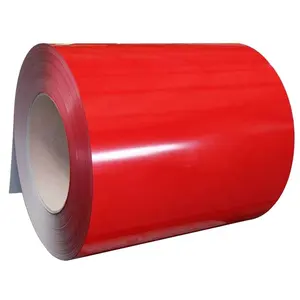 Red Galvanized Coil Ppgi/color Coated Steel Color Steel Steel Prices Hard Pvc Sheet Price Double Coated PPGI coil