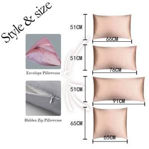Il sonno di lusso leggero usa le migliori federe con maschera per gli occhi in seta di gelso da 22MM 2 set con borsa - Product Image 2
