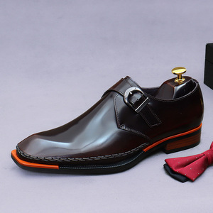 Zapatos Formales de Negocios para Hombre ASTON M.JAZZ con Cierre de Cordones - Diseño de Parches en la Puntera, Cuero VALENTINA, Antideslizantes, Transpirables y Ligeros - Product Image 6