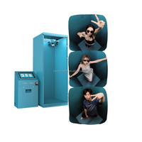 Photomaton personnalisé en bois vintage compatible avec écran tactile, impression instantanée, pour événements et fêtes