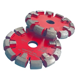 Lame de découpe diamantée de qualité européenne, soudée au laser, 130 mm, avec segments courbés pour béton extrêmement dur - Product Image 4