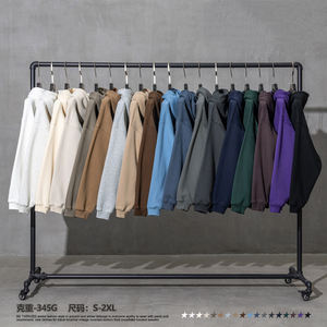 Sudadera con Capucha W2406 al por Mayor con Logotipo Personalizado, 350GSM, Impresión Serigrafiada, Bordado en Relieve, Talla Grande, Sólida, Otoñal, Transpirable, Resistente al Viento - Product Image 5