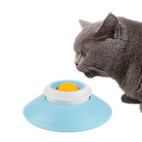 Jouet pour animaux de compagnie, balle rotative antidérapante, écologique, durable, portable, pour l'entraînement des chiens et des chats, plaque à lécher, distributeur de nourriture lent