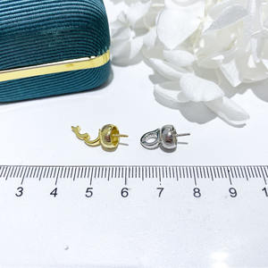 Pendentif en argent S925 avec perles rondes de 9 à 13 mm, accessoires de perles DIY, boucle vide de 4 mm, pendentif pour collier pour la fabrication de bijoux 30992 - Product Image 3