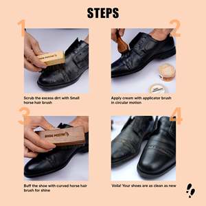 น้ำยาบำรุงรองเท้าสีน้ำเงิน Shoe Mistri สำหรับหนังเรียบ บำรุง ฟื้นฟูความเงางาม ปกป้อง ดูแลรองเท้าหนัง กระเป๋า เข็มขัด - Product Image 6