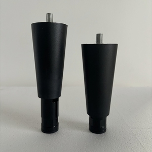 מטבח רגליים מתכווננות רגליים שחורות שולחן פלסטיק מתאים רגליים פלסטיק לרהיטים מטבח סביב הרגליים מרוצפים - Product Image 1