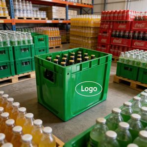 Caisse <span class=keywords><strong>à</strong></span> bière en plastique solide, capacité 12/20/24 bouteilles, empilable, emboîtable, écologique, recyclable, bacs de rangement, compétitifs - Product Image 2