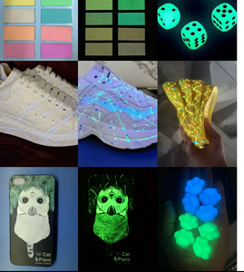 ผงเรืองแสงหลากสี มีให้เลือกปรับแต่งได้ สามารถใช้ได้กับของเล่น, ผนัง, พลาสติก, ภาพวาด, เสื้อผ้า - Product Image 4