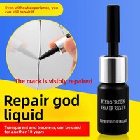 Nouvelle Liquide de Réparation pour Vitres : Restauration des Rayures et Fissures du Pare-Brise Avant ; Adhésif Sans Trace pour la Réparation des Fissures et Craquelures du Pare-Brise