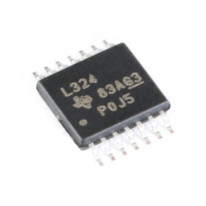 Composants électroniques TSSOP-14, puce IC, amplificateur opérationnel quadruple, OP Amps L324 LM324PWR - Product Image 1