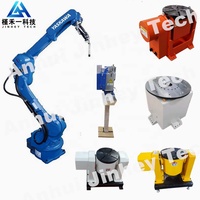 Automatisation industrielle en acier inoxydable à 6 axes robot Yaskawa Motoman AR1440 bras robotique de soudage à l'arc positionneur de soudage rotatif