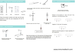 Chine vente en gros en une étape jetable test vétérinaire antigène de parvovirus canin test rapide kits de test rapide canin - Product Image 6