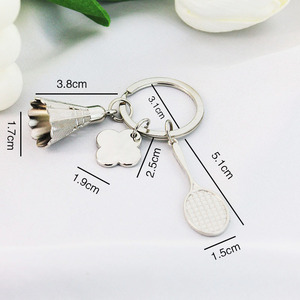 Portachiavi Creativo in Metallo a Tema Sportivo: Ping Pong, Golf, Baseball, Badminton, <span class=keywords><strong>Bowling</strong></span> - Souvenir in Lega di Zinco per Club Sportivi - Product Image 2