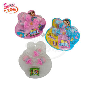 Divertido juego de adivinanzas Rock Paper Scissors Ring Lollipop Hard Candy y Popping Candy - Product Image 4