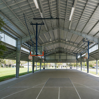 Gimnasio Industrial Prefabricado, Ahorro de Energía, Construcción Robusta, Construcción Rápida, Ajuste Preciso, Panel Sándwich, Tamaño Personalizado