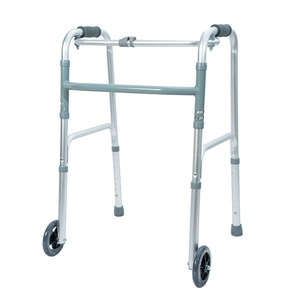 Andador con ruedas Ky912l, altura ajustable, para personas mayores y discapacitadas, con cuatro patas y ruedas. - Product Image 3