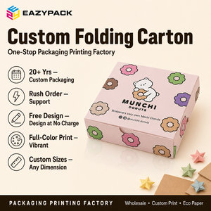 EAZYPACK Scatole Regalo Rosa Stile Kawaii per Ciambelle, Personalizzabili all'Ingrosso per Consegna di <span class=keywords><strong>Pasticceria</strong></span> e Torte con Fori di Ventilazione - Product Image 1