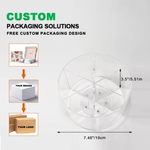 Acrylic 360 Độ Xoay Chủ Bút Trẻ Em Đánh Dấu Tổ Chức Cho Các Trường Học Văn Phòng Nghệ Thuật Bút Chì Bút Chì Bút Chì Lưu Trữ - Product Image 5