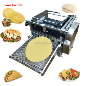 Máquina de hacer tortillas mexicanas industriales totalmente automática, producto de grano de pan, máquina Taco Roti, componente de Motor de núcleo incluido - Product Image 3