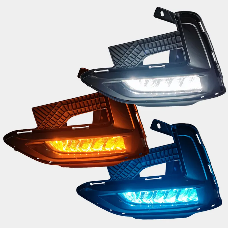 LED Daytime Running Light Fog Light with Water Flash Function Nissan KICKS QASHQAI SYLPHY Serena C27 OEM