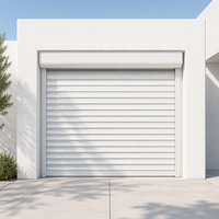 Lame de porte de garage en acier expansé de 98 mm, isolée, pour portail roulant, avec vis, pour projets de sécurité d'entrepôts commerciaux
