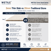 Carrelage en terrazzo vitrifié finition mate moderne 600x600mm pour hôtel, restaurant, extérieur