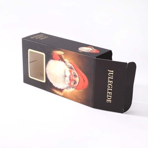 Caja de dulces de Navidad reciclable personalizada, caja de cartón con revestimiento UV, laminación mate en relieve, golosinas navideñas, laminación brillante - Product Image 4