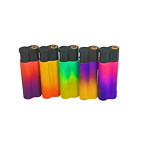 Briquet à coque épaisse en fer métallique avec caractéristiques coupe-vent et anti-explosion Logo personnalisé Conception publicitaire gravée au laser
