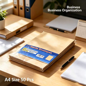 <span class=keywords><strong>Enveloppes</strong></span> en papier blanc Manila de haute qualité, format <span class=keywords><strong>A4</strong></span>, 80g, <span class=keywords><strong>enveloppes</strong></span> brunes <span class=keywords><strong>A4</strong></span> pour la papeterie de bureau, vente en gros - Product Image 3