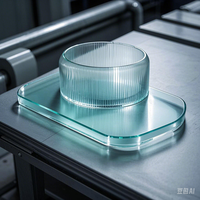 Verre de cintrage à chaud laminé à surface incurvée de forme irrégulière