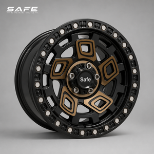 Rines Forjados Beadlock Todoterreno Personalizados SAFE de 17 y 18 Pulgadas, 5x114.3 <span class=keywords><strong>para</strong></span> <span class=keywords><strong>Jeep</strong></span> Cherokee, <span class=keywords><strong>Compass</strong></span> y Renegade - Product Image 3