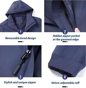 Унисекс куртка-бомбер из вельвета на заказ |   Винтажный армейский плащ с капюшоном и нашивками |   Зимняя ветрозащитная водонепроницаемая куртка в стиле стритвир с объемным принтом спереди - Product Image 4