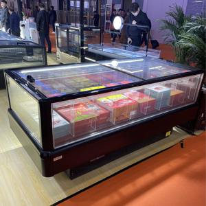 Réfrigérateur et congélateur à double température Supermarché Commercial Island - Product Image 4