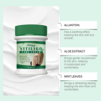 Crème OEM 30g à base de plantes pour le traitement du vitiligo, crème antibactérienne pour le psoriasis localisé, crème pour les taches blanches, mycose, leucoplakie, pansement