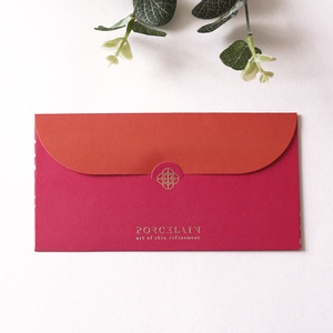 Sobre rojo tradicional chino de aluminio, 1 color, para invitación de boda, estilo personalizado - Product Image 5