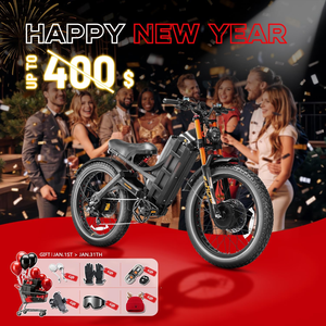 Bicicleta Eléctrica de Montaña 2026e Ahora Romeo Pro 2 con Doble Motor, Llantas Gruesas de 26 Pulgadas, 52V 60Ah, Largo Alcance, Todoterreno, para Desplazamientos - Product Image 2