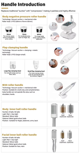 5 Handles Lymphatic Drainage Cellulite Reduction and Face Lifting Endo Roller Slimspheres Therapy Machine - Product Image 3