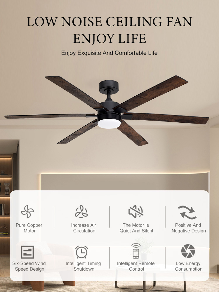 Modern Design Interior Decoration Lighting Fan Ceiling Lamp With Customization