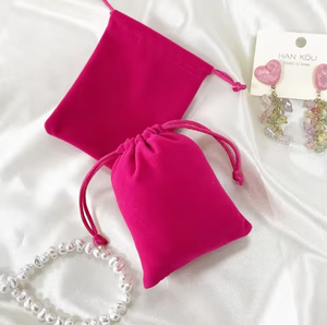 Eco-friendly High Quality Security Velvet <b>Drawstring</b> <b>Pouch</b> - Round Bottom Custom Logo Printed for Candle Cosmetic Packaging - Product Image 3