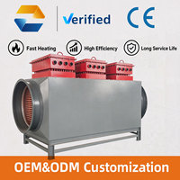 Chauffe-air électrique industriel antidéflagrant personnalisé 415V 60kW avec souffleur