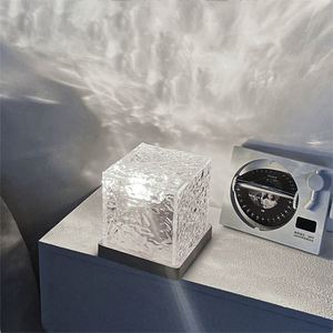 Projecteur d'ondulations d'eau 2024, lampe de table rotative à lumière nocturne pour entreprises, électronique grand public, best-seller - Product Image 6