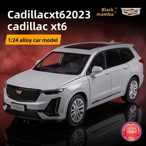 Modèle de voiture en métal Cadillac XT6 authentique à l'échelle 1:24, jouet décoratif Black <span class=keywords><strong>Manba</strong></span> H2693, contrôle par force, vente en gros, livraison directe - Product Image 4