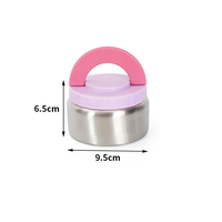 Tarro de comida de grado alimenticio de 8oz, termo al vacío en forma de cuenco, calentador de alimentos de lujo para niños, frasco, contenedor de sopa, contenedor de Almuerzo