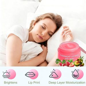 Bálsamo Labial Vegano Sin Logotipo, Mascarilla Labial Hidratante Nocturna, Reparadora, Humectante, Mascarilla Labial de Marca Privada - Product Image 2