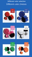 Brosses de nettoyage auto, kits de nettoyage de voiture et éponges de polissage, outils de detailing automobile pour le nettoyage intérieur et extérieur