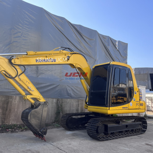 Maquinaria de movimiento de tierras KOMATSU usada, máquinas de excavadora sobre orugas, máquina excavadora de 6 toneladas PC60 KOMATSU 60-7 a la venta - Product Image 4