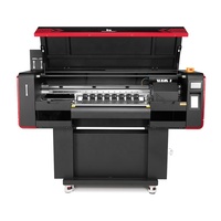 Nouvelle imprimante DTF de 24 pouces, 4 têtes d'impression Epson I3200, encre pigmentée, kit de secoueur de poudre de couleur néon entièrement automatique, certifié CE RoHS