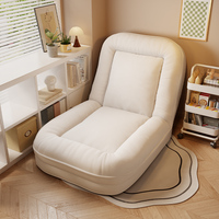 Sofá Cama Plegable Tipo Tatami, Se Puede Usar Tanto para Dormir Acostado como como Silla Individual para Dormitorios Pequeños