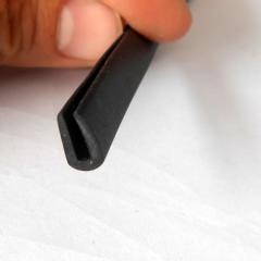 Rubber U Shaped Strip Anti Collision Sealing Strip For Door Window Glass Insert Standard Part Screw Installation - Product Image 5